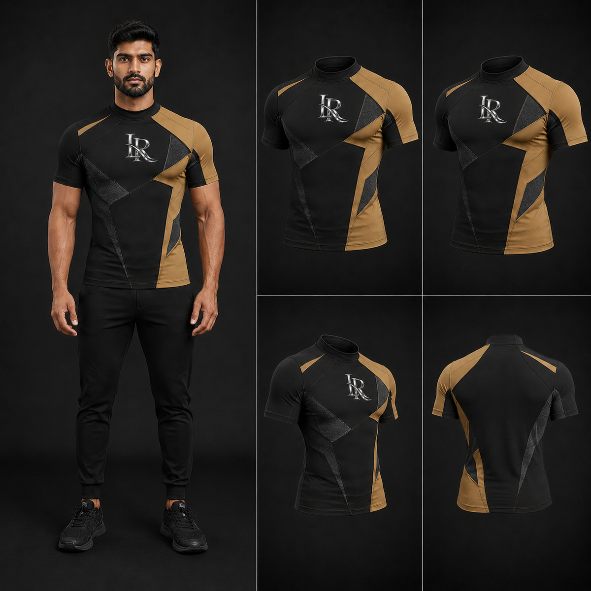 Cyber-Athletic Compression T-Shirt