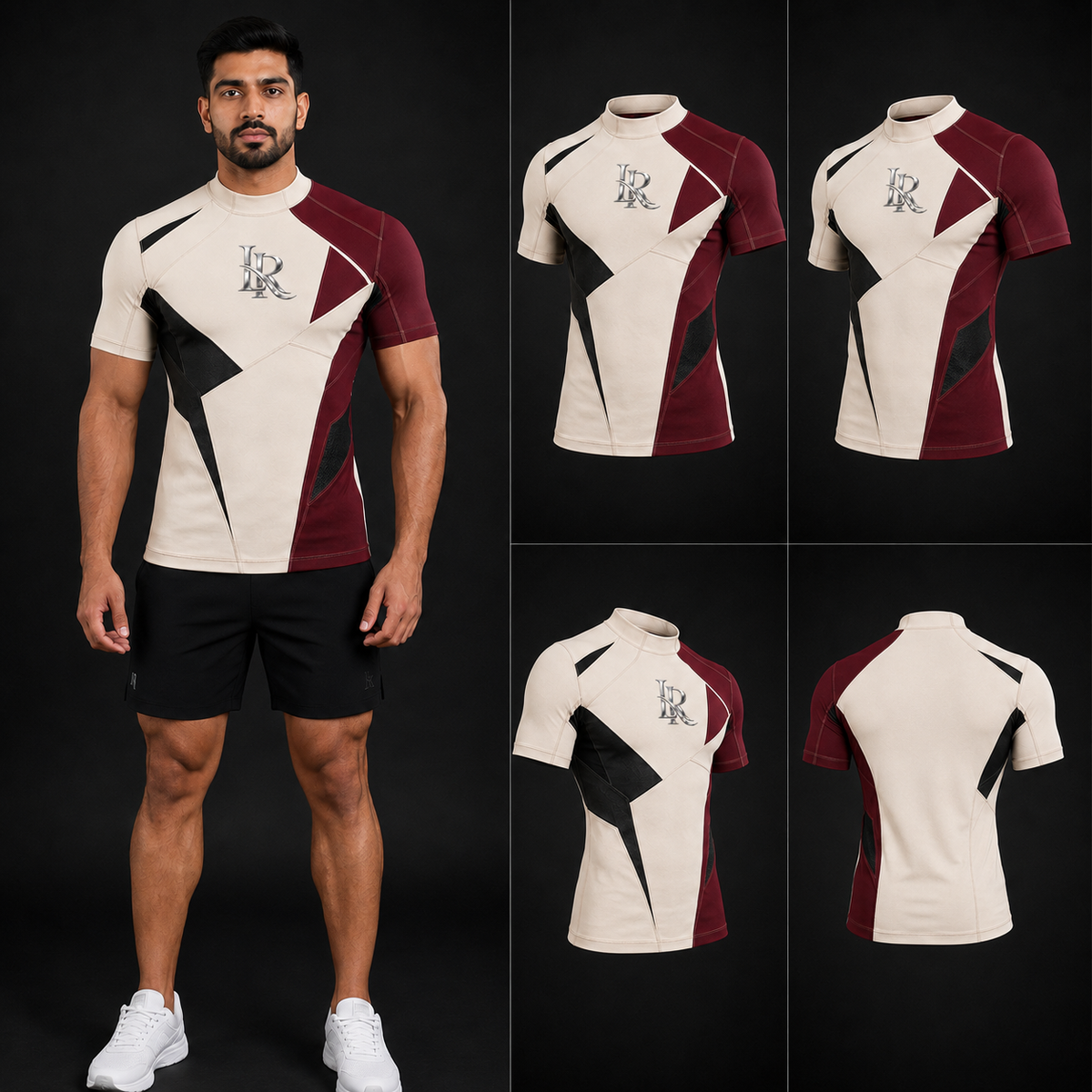 Cyber-Athletic Compression T-Shirt