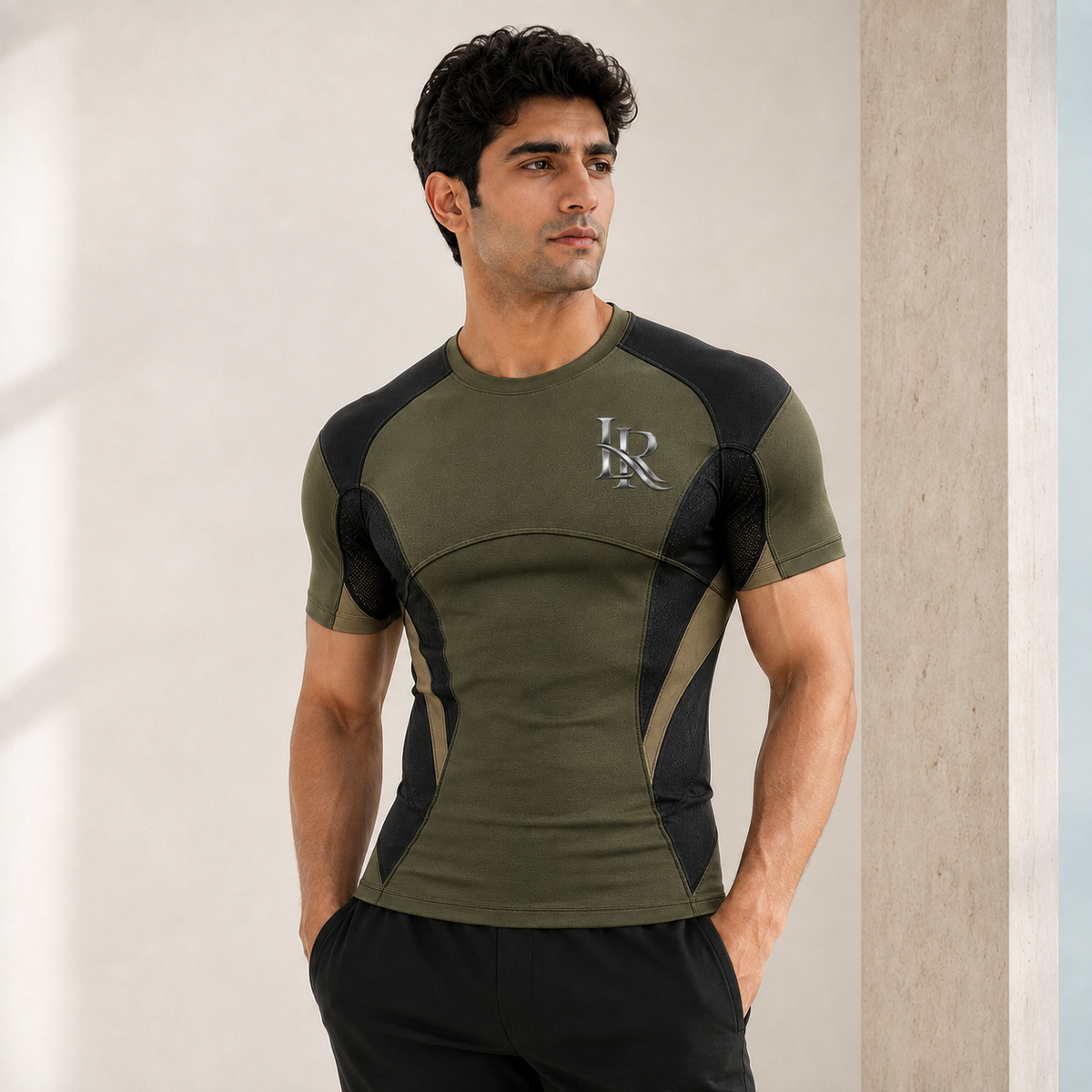 Dark-Tactical Compression T-shirt