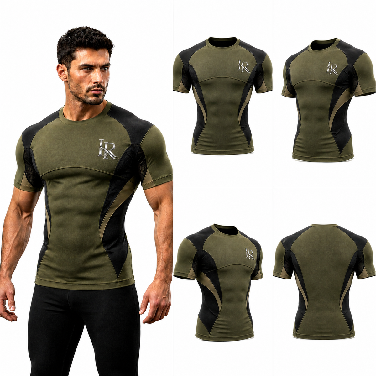 Dark-Tactical Compression T-shirt