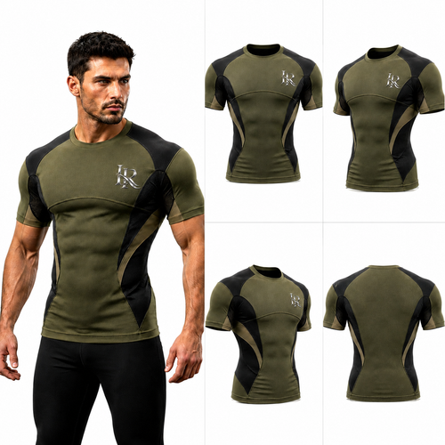 Dark-Tactical Compression T-shirt
